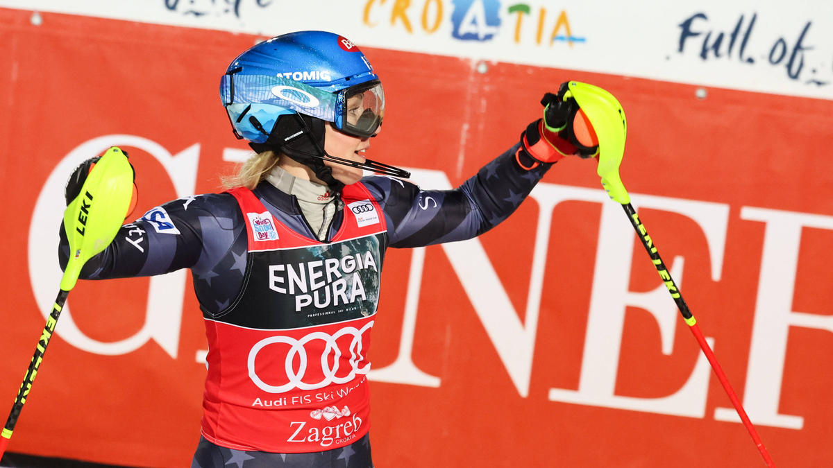 Mikaela Shiffrin triumphierte in Zagreb