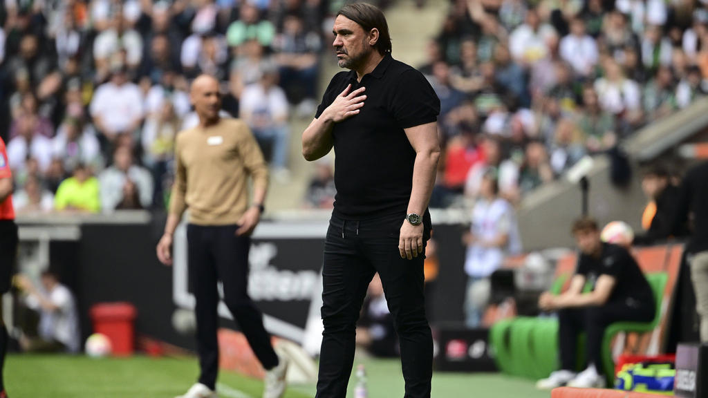 Daniel Farke steht bei den Fans von Borussia Mönchengladbach in der Kritik Daniel Farke steht bei den Fans von Borussia Mönchengladbach in der Kritik
