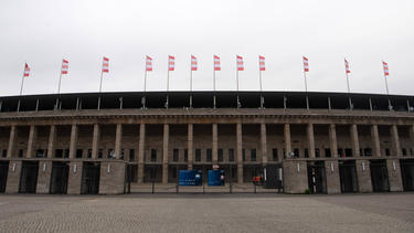 Im Olympiastadion ist angerichtet für die Champions League