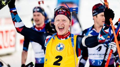 Johannes Thingnes Bø kassierte in der abgelaufenen Biathlonsaison ab