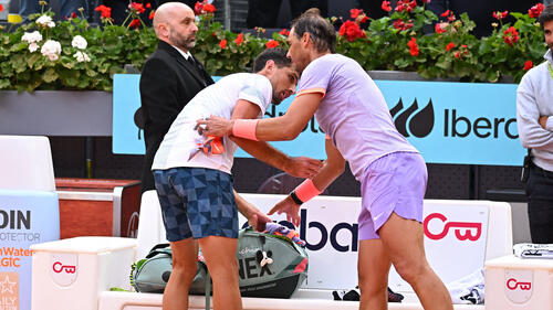 Rafael Nadal schenkte seinem Gegner ein Shirt