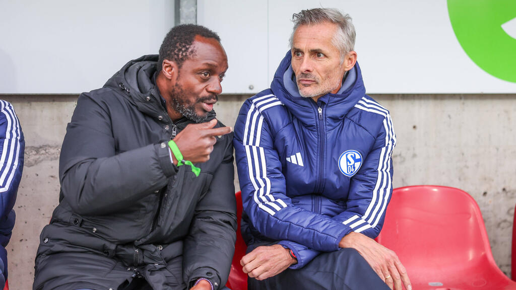 Kees van Wonderen (re.) ist neuer Trainer des FC Schalke 04