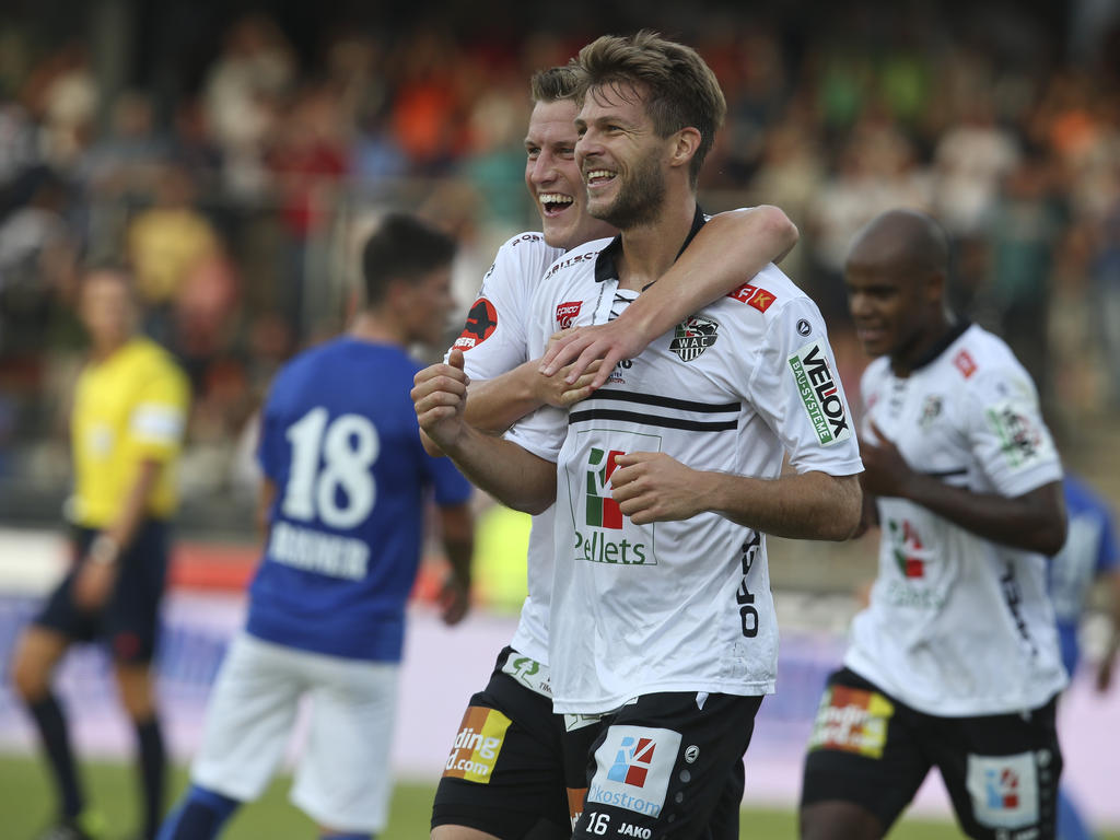 Einen 0:2-Rückstand noch gedreht: Berechtiger Jubel beim WAC