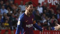 Lionel Messi war gegen Sevilla der gefeierte Held