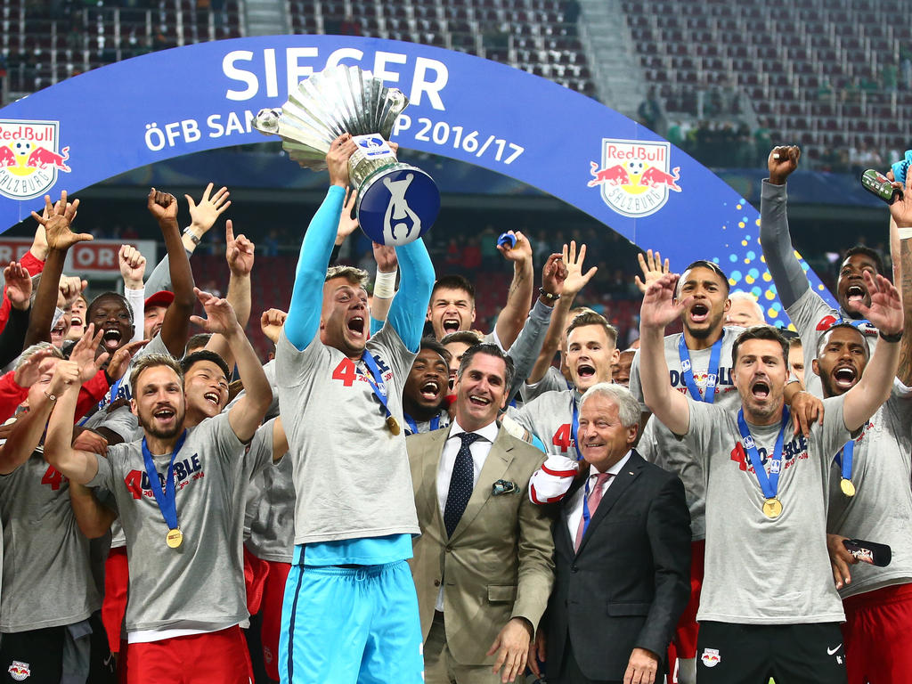 Double-Gewinner RB Salzburg darf in der Qualifikation der Champions League starten