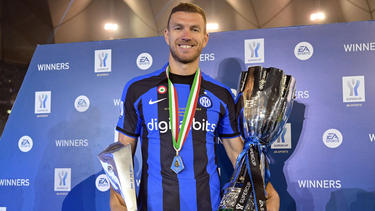Ex-Bundesligastar Edin Dzeko holte die Supercoppa mit Inter Mailand