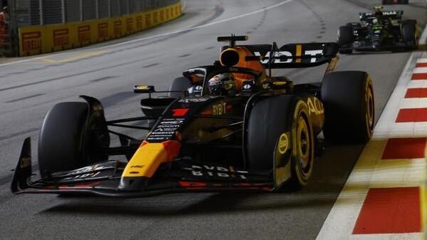 Max Verstappen im Singapur-Grand-Prix 2023: Am Ende wurde es Platz fünf