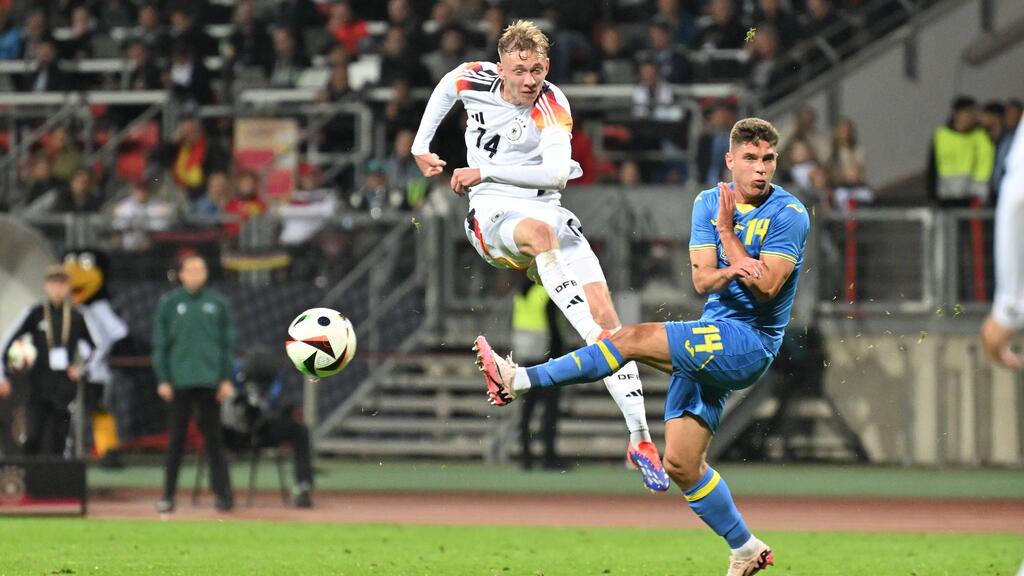 Maximilian Beier in seinem ersten Länderspiel Maximilian Beier in seinem ersten Länderspiel