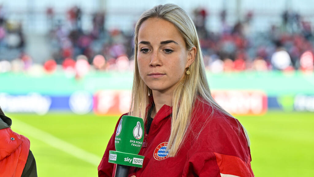 Giulia Gwinn musste am Samstagnachmittag verletzt zuschauen Giulia Gwinn musste am Samstagnachmittag verletzt zuschauen