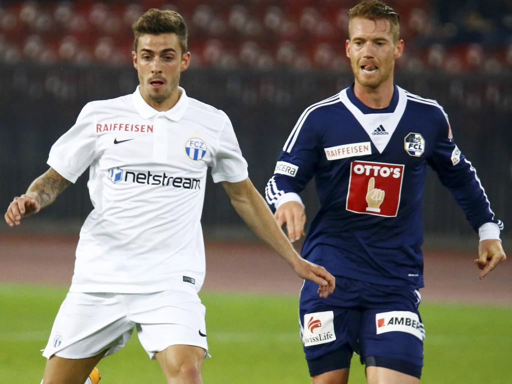 Wer zeigt am Ende wem die Zunge? Wie hier Luzerns Oliver Bozanic dem Züricher Marco Schönbächler
