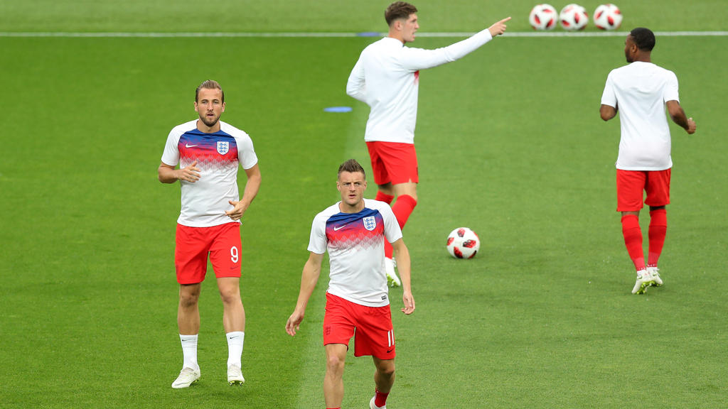Die englischen Hoffnungen ruhen auch heute auf Kapitän Harry Kane (l.)