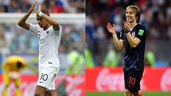 Kylian Mbappé (l.) und Luka Modric haben gute Chancen auf den goldenen Ball