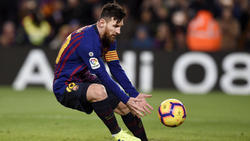 Lionel Messi erzielte zwei Tore gegen Valencia CF