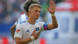 Jann Fiete Arp traf für den HSV gegen den MSV Duisburg