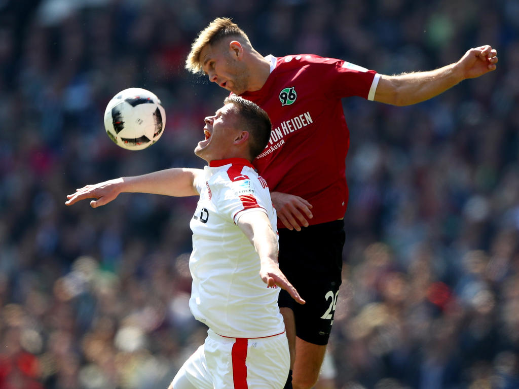 Niclas Füllkrug (r.) traf entscheidend gegen Fortuna Düsseldorf