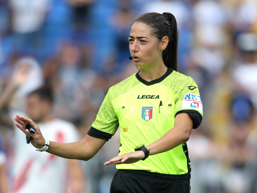 Maria Sole Ferrieri Caputi leitet erstmals ein Spiel in der Serie A