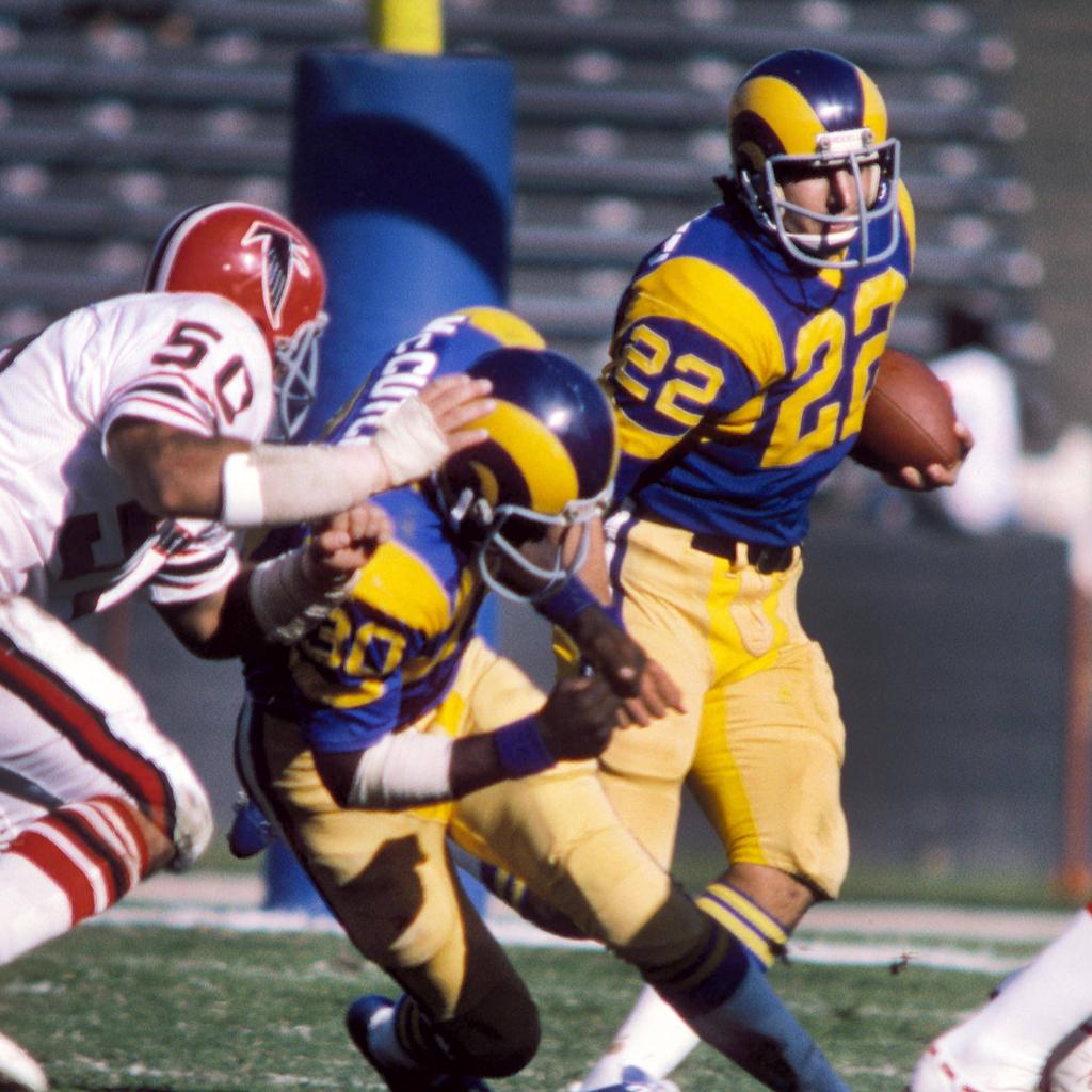 Platz 1: Falcons @ Rams, 1976, Week 13 - 0:59