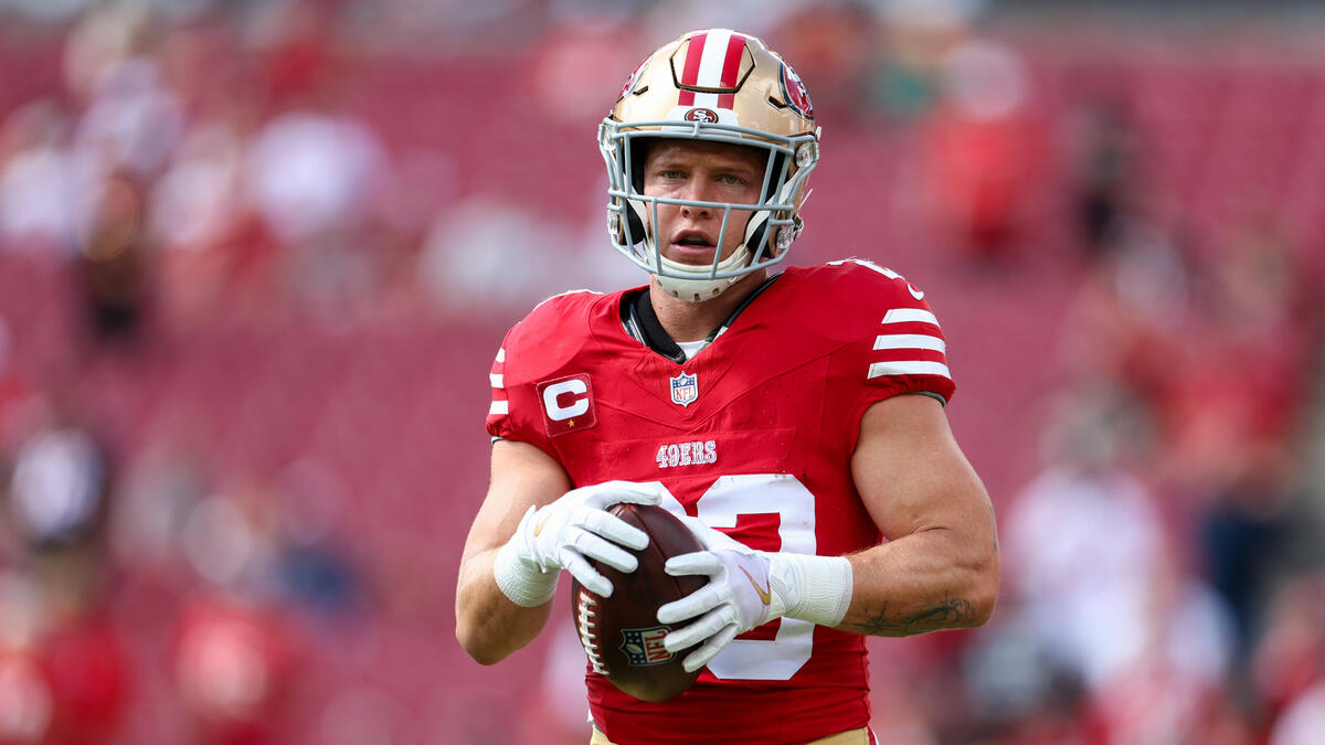 Christian McCaffrey droht wohl ein Ausfall zum NFL-Auftakt