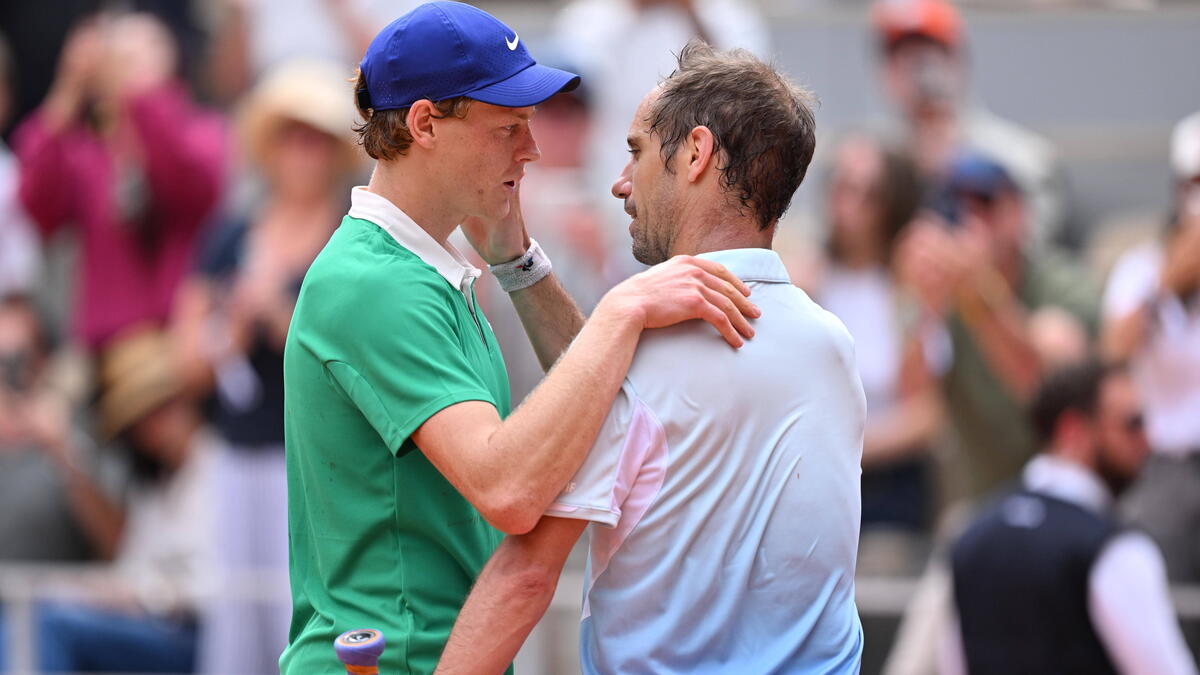 Jannik Sinner ließ gegen Richard Gasquet nix anbrennen