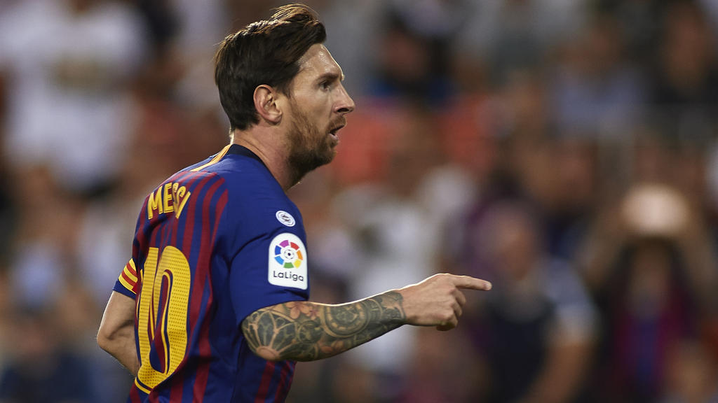 Messi consiguió el empate con un disparo genial. (Foto: Getty)
