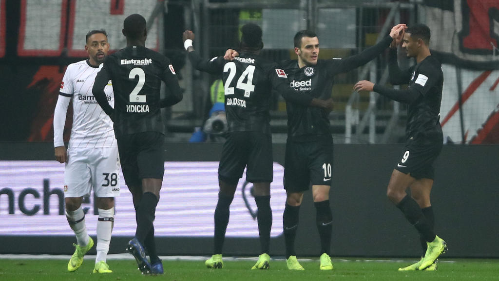 Eintracht Frankfurt feiert nach zwei Niederlagen einen Sieg in der Bundesliga
