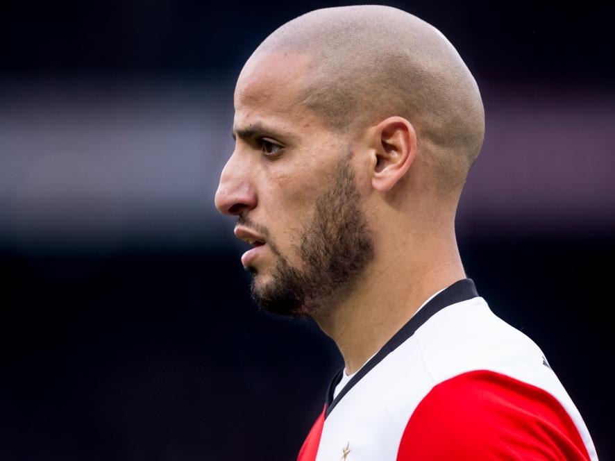 Karim El Ahmadi tijdens de topwedstrijd tussen Feyenoord en PSV. (26-02-2017) Karim El Ahmadi tijdens de topwedstrijd tussen Feyenoord en PSV. (26-02-2017)