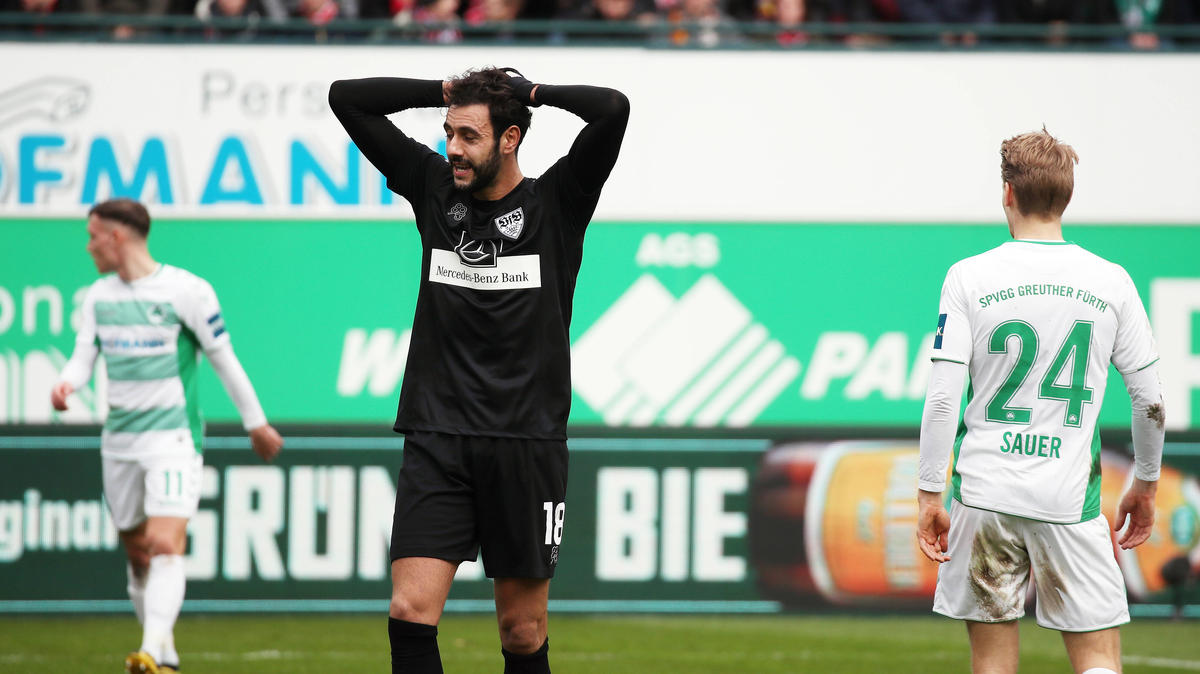Der VfB Stuttgart verlor bei der SpVgg Greuther Fürth Der VfB Stuttgart verlor bei der SpVgg Greuther Fürth