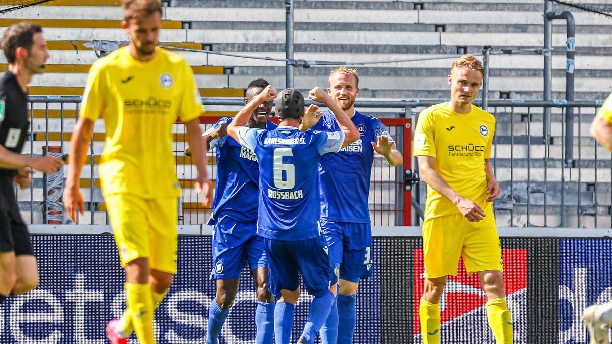 Karlsruher SC fez um empate contra Armine Bielefeld
