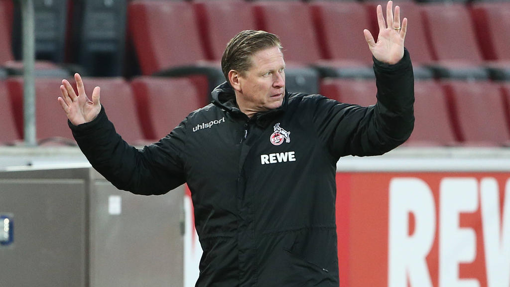 Köln-Coach Gisdol sitzt derzeit nicht fest im Sattel