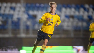 Lucas Bergvall debütierte als 17-Jähriger bereits für Schwedens A-Nationalmannschaft