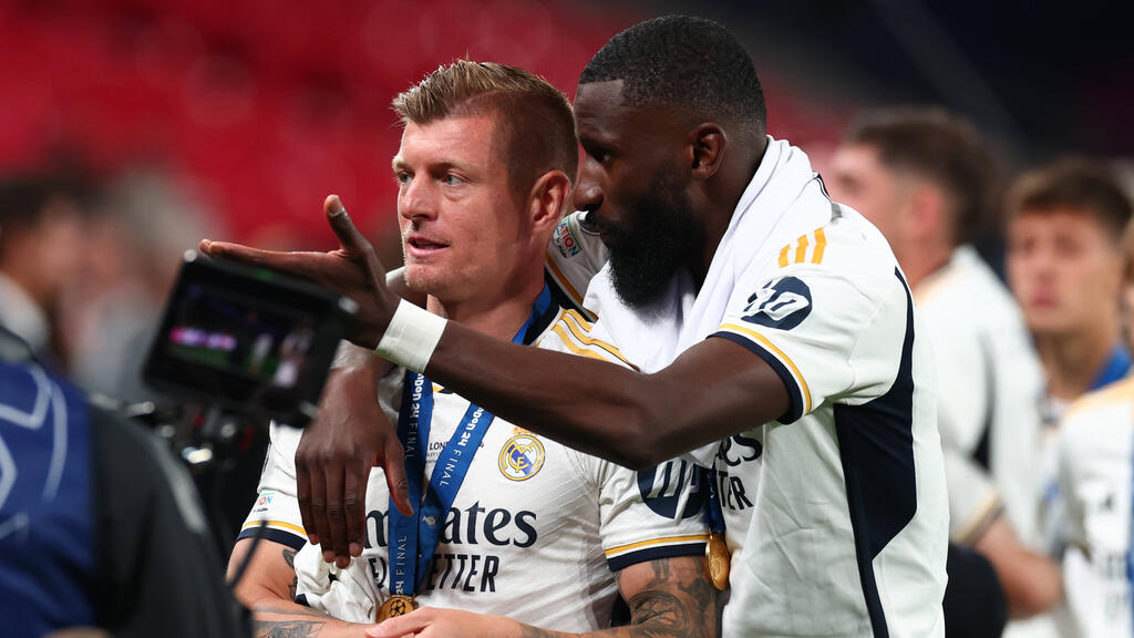 Gewannen mit Real Madrid im Finale gegen den BVB die Königsklasse: Toni Kroos und Antonio Rüdiger