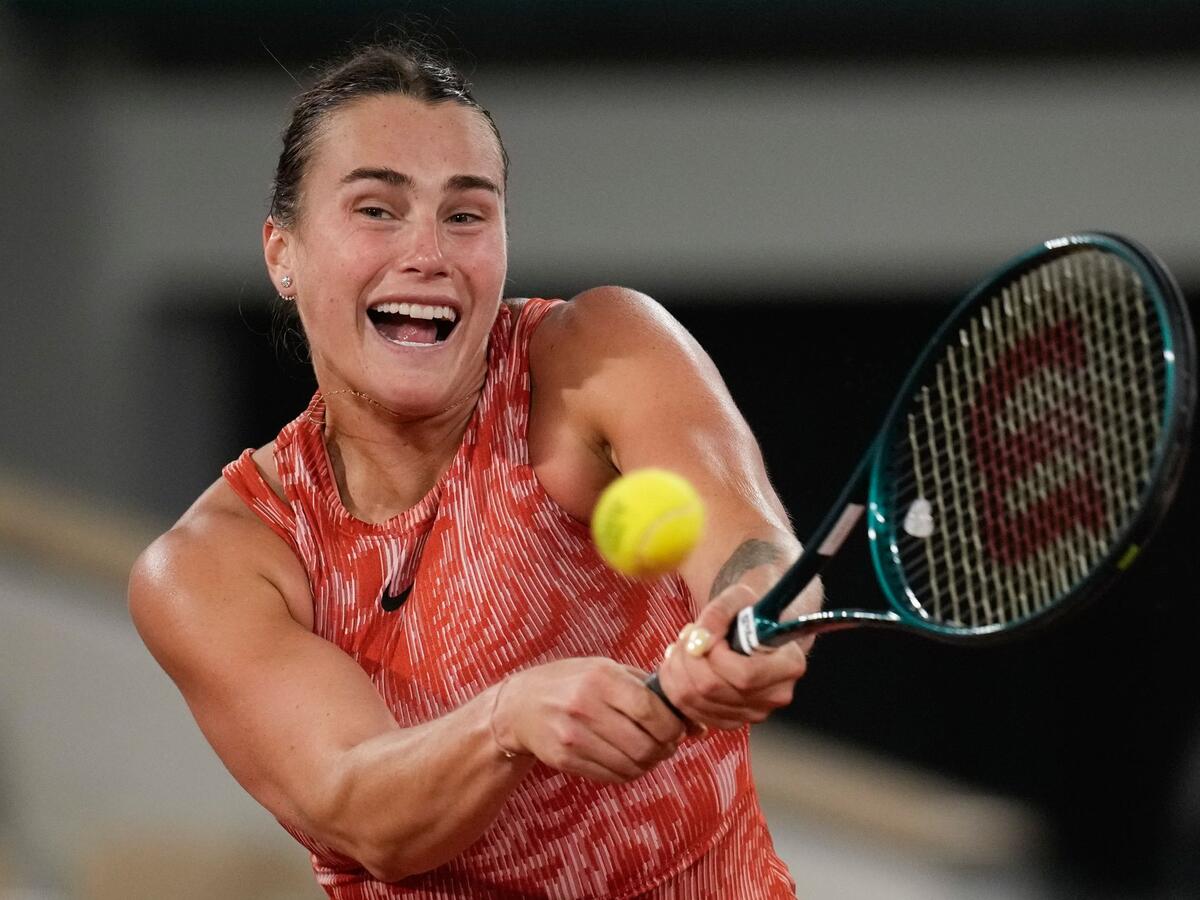 Zog bei den French Open ins Achtelfinale ein: Aryna Sabalenka.