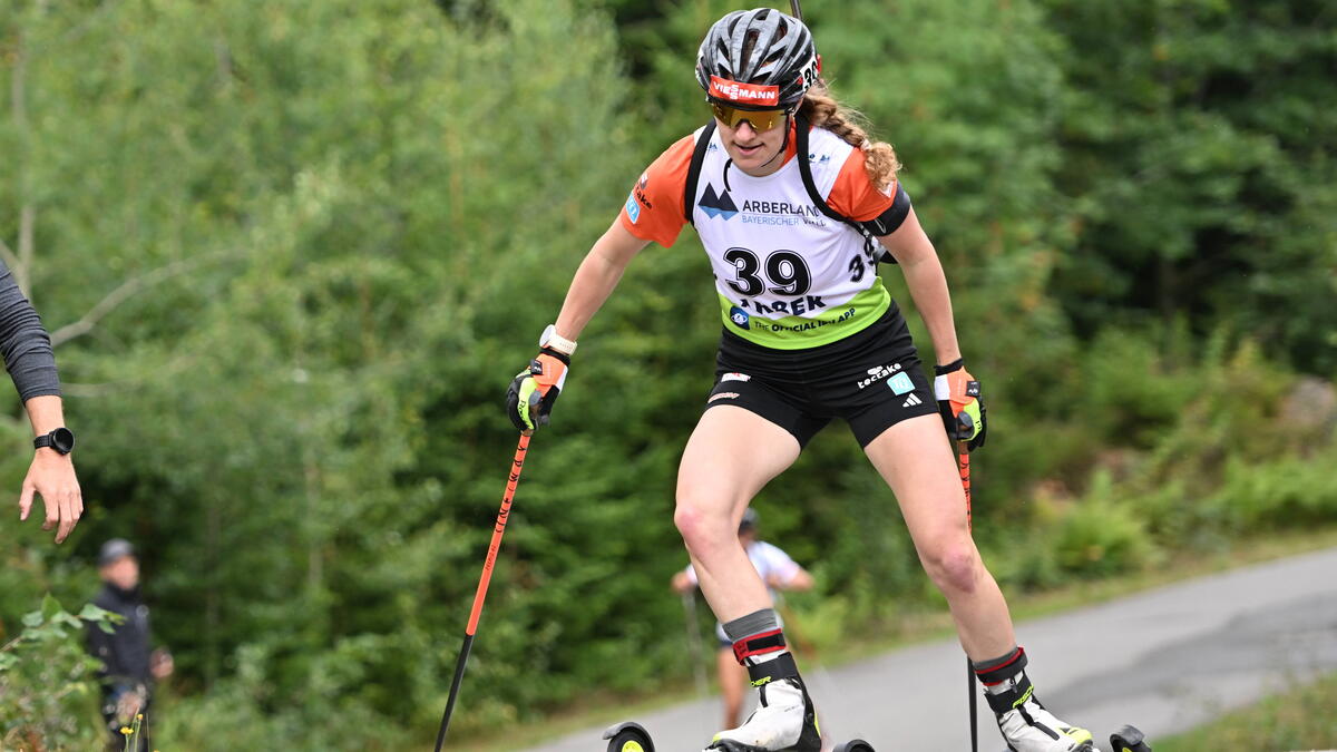 Janina Hettich-Walz hat auch das zweite Rennen der deutschen Biathlon-Meisterschaften gewonnen