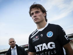 Dean Koolhof baalt van het verlies van De Graafschap tegen FC Oss. (30-08-2014)