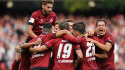 Die Nürnberger bejubelten einen Dreier gegen Hannover 96