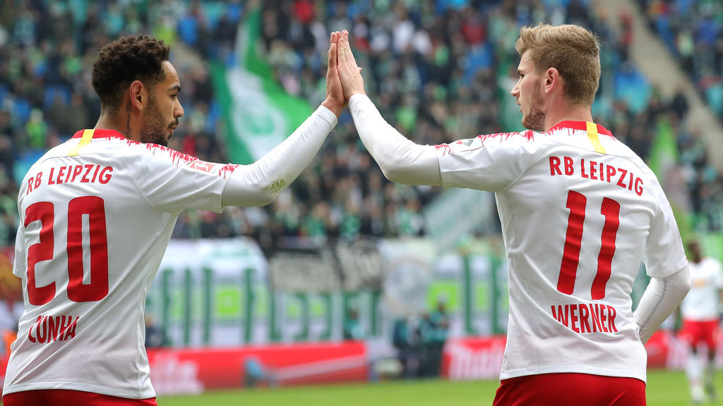 Timo Werner erzielte gegen den VfL Wolfsburg den zweiten Treffer für RB