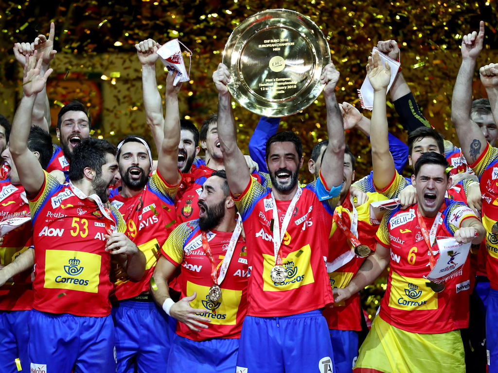 Spanien feiert den Triumph bei der Handball-Europameisterschaft Spanien feiert den Triumph bei der Handball-Europameisterschaft