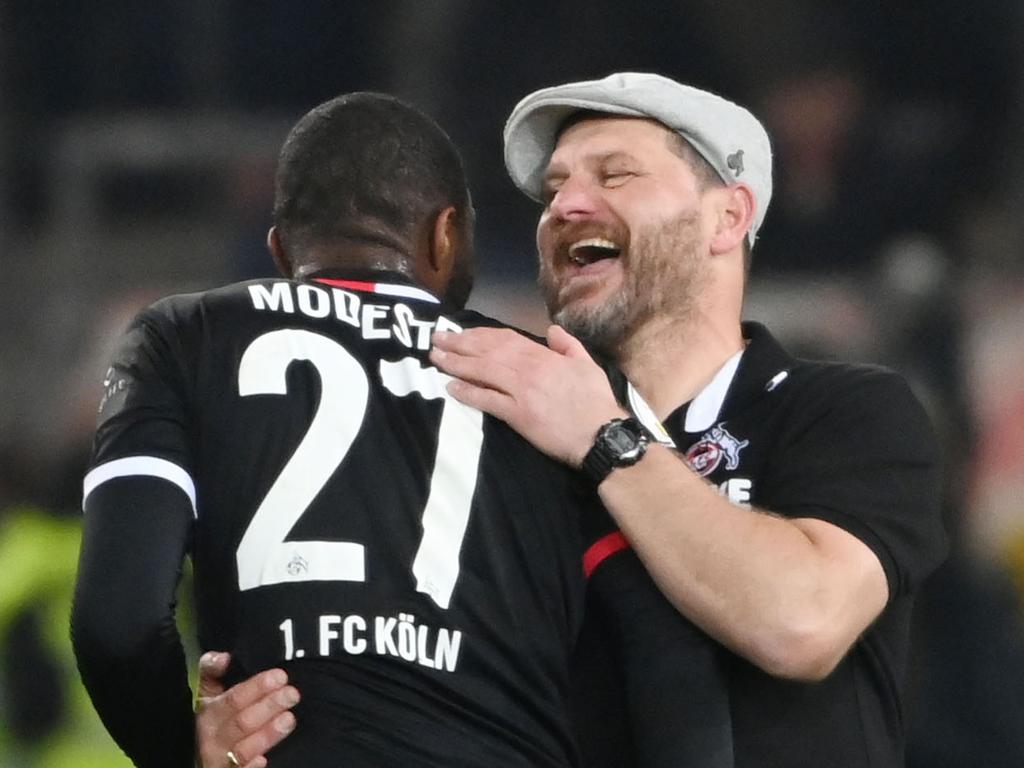 Kölns Trainer Steffen Baumgart hofft, dass die FC-Fans Anthony Modeste freundlich begrüßen werden