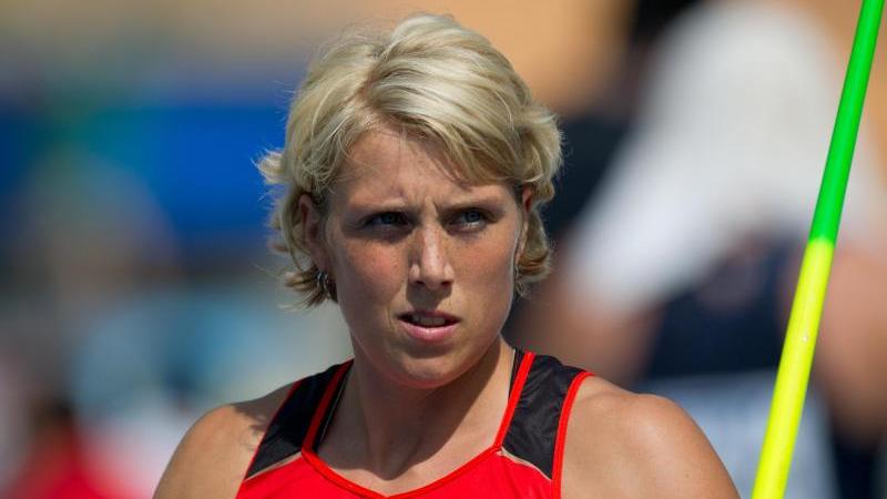 Christina Obergföll bei der Leichtathletik-WM 2011 Christina Obergföll bei der Leichtathletik-WM 2011
