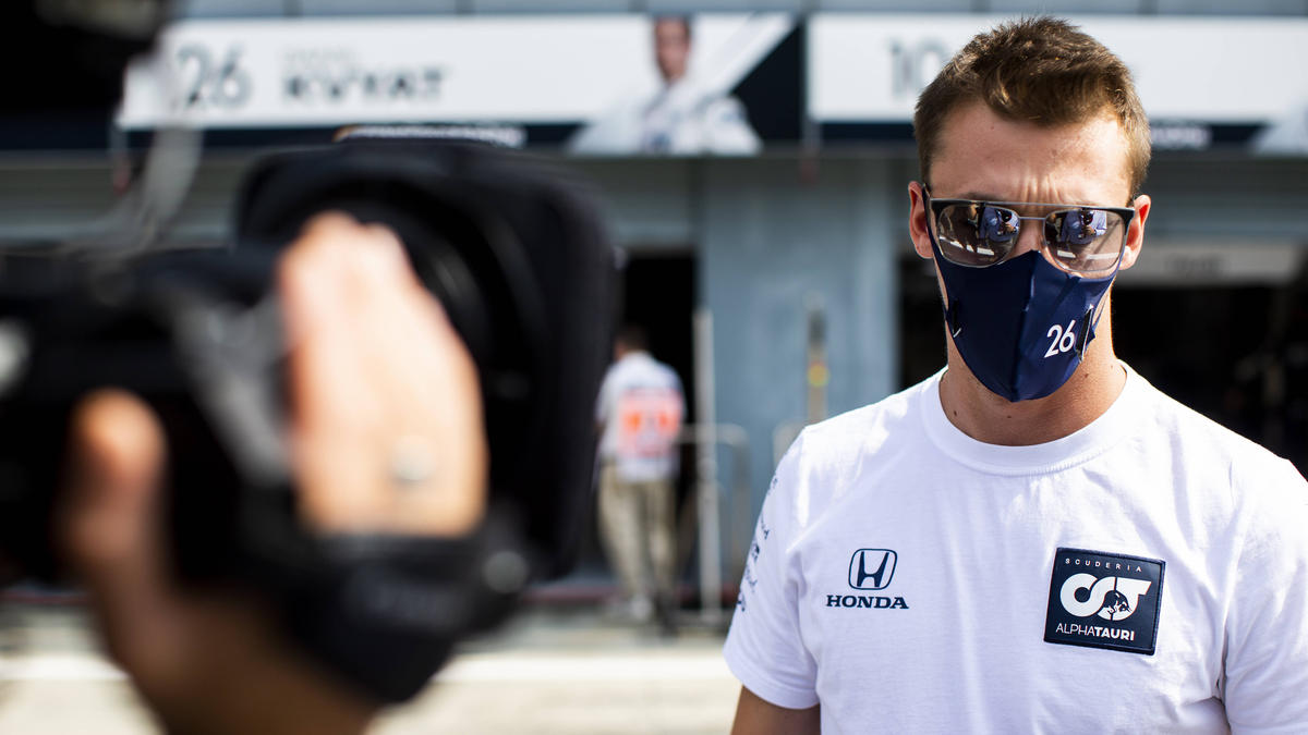 Kvyat konnte beim Italien GP nicht zufrieden sein