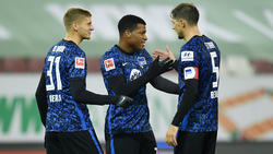 Hertha BSC feiert gegen den FC Augsburg einen wichtigen Auswärtssieg
