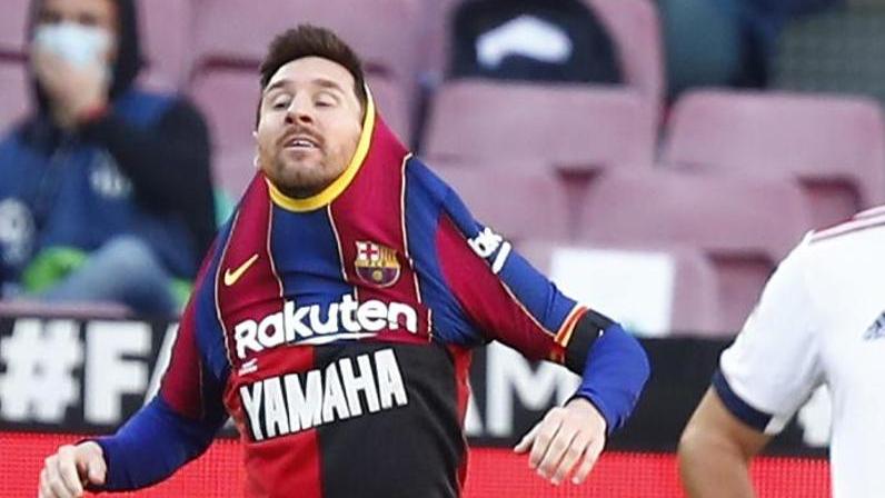 Lionel Messi muss für seine Aktion zur Ehrung seines gestorbenen Landsmanns Maradona 600 Euro zahlen