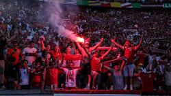 Die österreichischen Fans hatten nach dem Gruppensieg allen Grund zu feiern