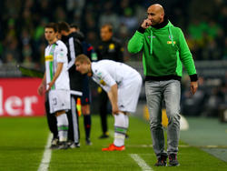 Gladbachs Cheftrainer André Schubert gibt sich vor der Partie gegen Werder Bremen gelassen