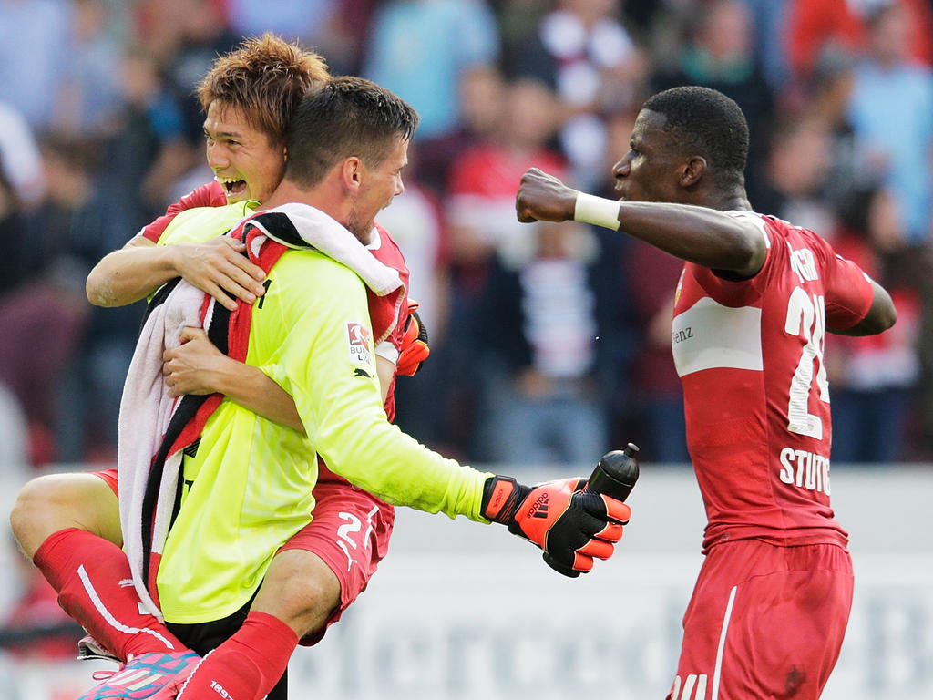 Der VfB Stuttgart siegt zum erten Mal in der laufenden Bundesligasaison