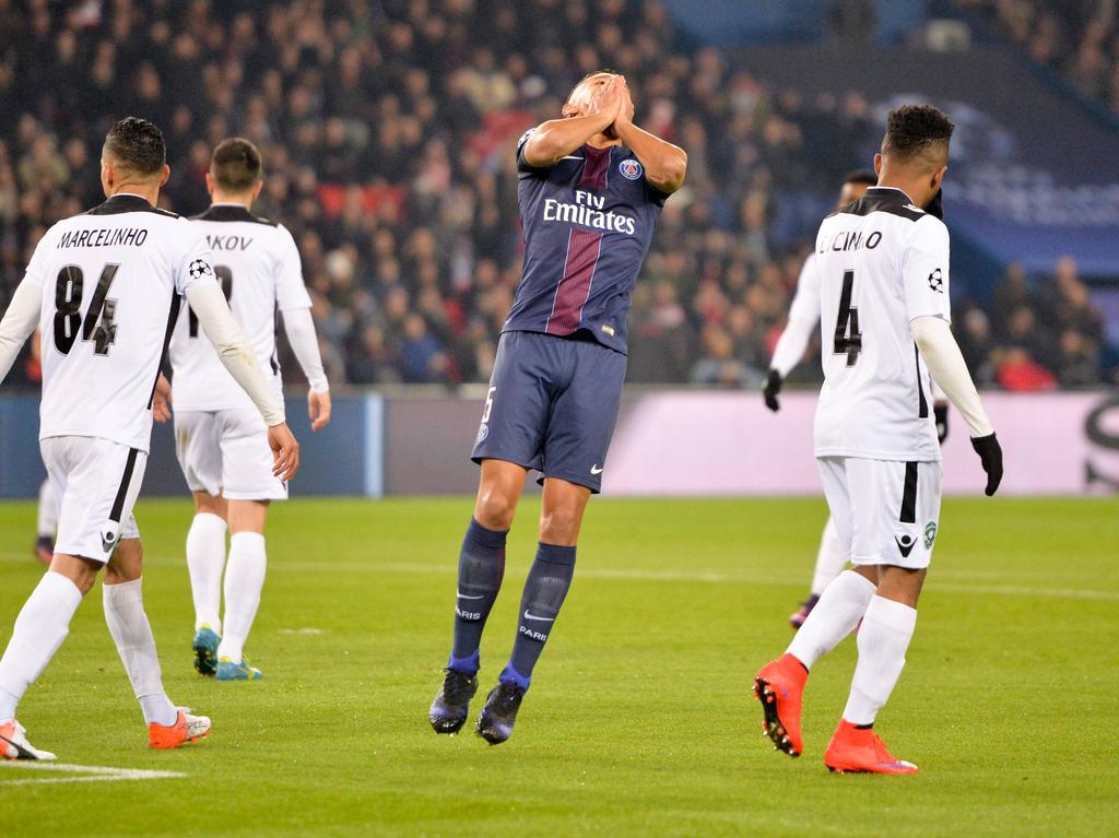 Paris Saint-Germain kann gegen Ludogorets Razgrad nicht gewinnen