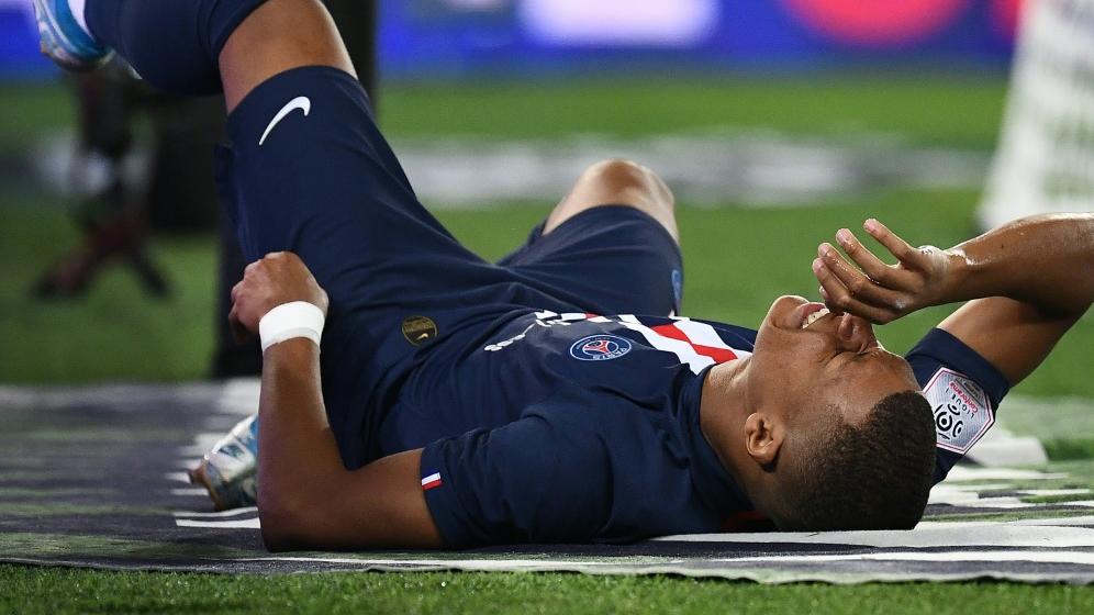 Kylian Mbappé verletzt sich im PSG-Spiel gegen Toulouse