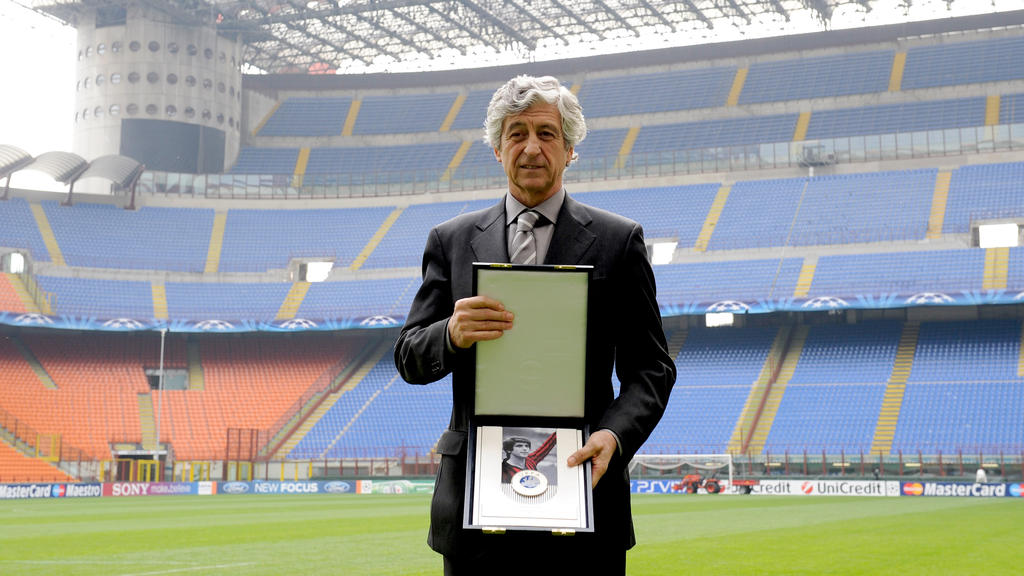 Gianni Rivera wurde mit dem AC Milan dreimal Meister