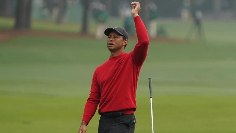 Tiger Woods erlebte am 12. Loch ein Desaster Tiger Woods erlebte am 12. Loch ein Desaster