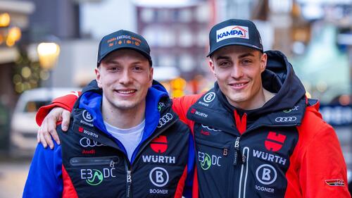 Jonas Stockinger (l.) und Anton Grammel waren beim DSV zwischenzeitlich aussortiert worden